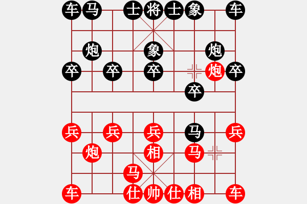 象棋棋譜圖片：2021.9.15.7JJ手機五分鐘后勝飛相局對進3卒 - 步數(shù)：10 