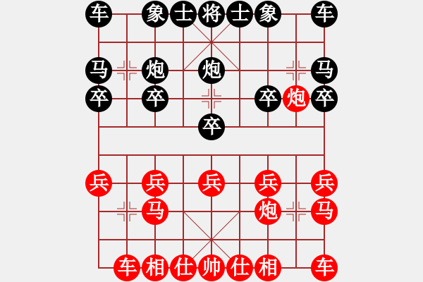 象棋棋譜圖片：一線之間[2633993492] -VS- 易水寒[82759855] - 步數(shù)：10 