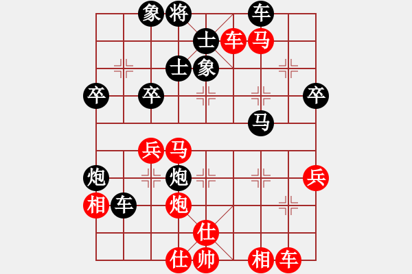 象棋棋譜圖片：中炮七路馬對(duì)屏風(fēng)馬雙炮過河 紅進(jìn)三兵黑炮進(jìn)2 （紅進(jìn)中兵） 福州鄉(xiāng)下人(5段)-負(fù)-蘿卜流滾( - 步數(shù)：50 