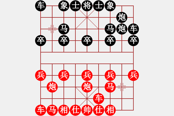 象棋棋譜圖片：、蠍[-] -VS- ★棋壇尊者★[407612993] - 步數(shù)：10 