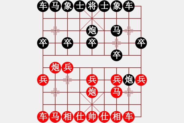 象棋棋谱图片：刘钰 先和 李越川 - 步数：10 
