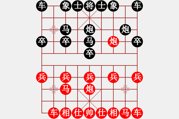 象棋棋譜圖片：瑞雪(5段)-勝-朝花夕拾(2段) - 步數(shù)：10 