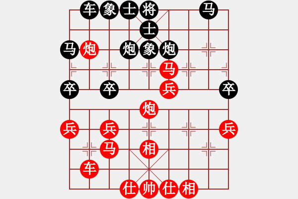 象棋棋譜圖片：第1輪 進賢縣 鄔榮波 先勝 上饒 陳蘭鑫 - 步數(shù)：40 