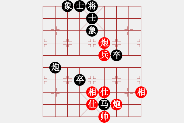 象棋棋譜圖片：nanhuzhou(9星)-和-智云開局庫(9星) - 步數(shù)：100 