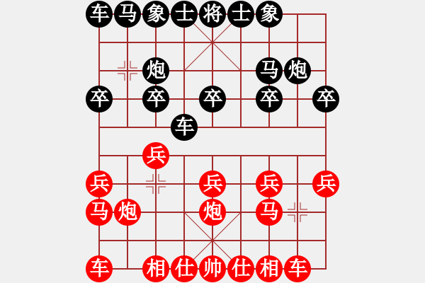 象棋棋譜圖片：江西省體育總會 何武強 勝 青島市體育總會 王青偉 - 步數(shù)：10 