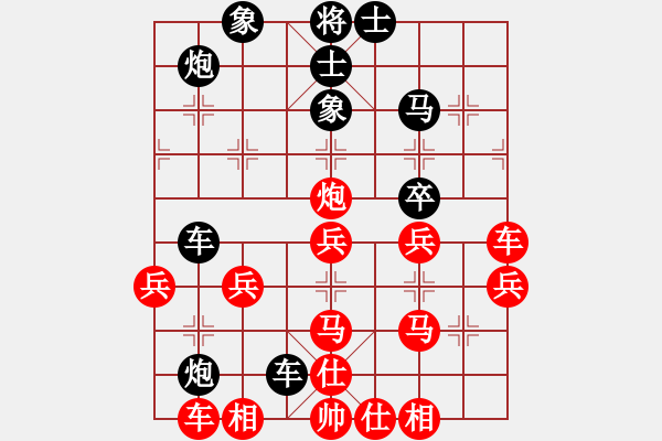 象棋棋譜圖片：林宏敏     先負(fù) 許銀川     - 步數(shù)：40 