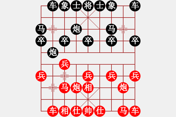 象棋棋譜圖片：周強(qiáng)先勝章忠斌 - 步數(shù)：10 