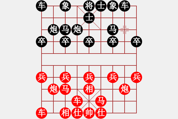 象棋棋譜圖片：毋君臨 先勝 程鳴 - 步數(shù)：10 