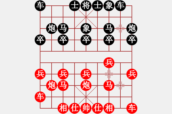 象棋棋谱图片：泰州 孙逸阳 胜 镇江 叶宗保 - 步数：10 