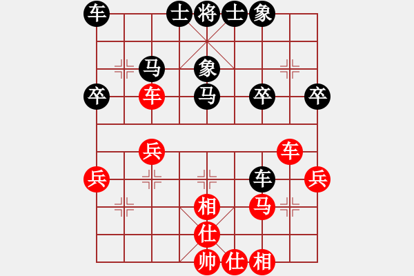 象棋棋譜圖片：童話[紅] -VS-橫才俊儒[黑] - 步數(shù)：30 