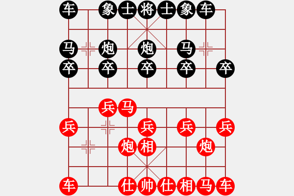 象棋棋譜圖片：紅春(3段)-負-休閑居士(5段) - 步數(shù)：10 