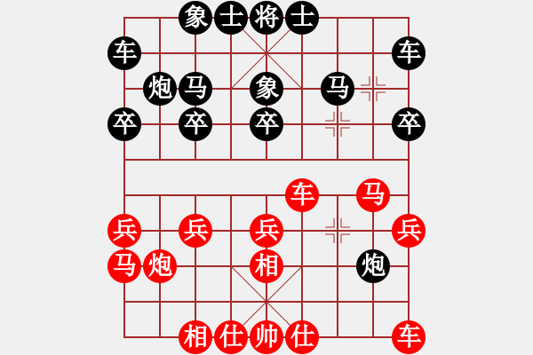 象棋棋譜圖片：201402024第二局 溫州棋手 先勝 sqsz - 步數(shù)：20 