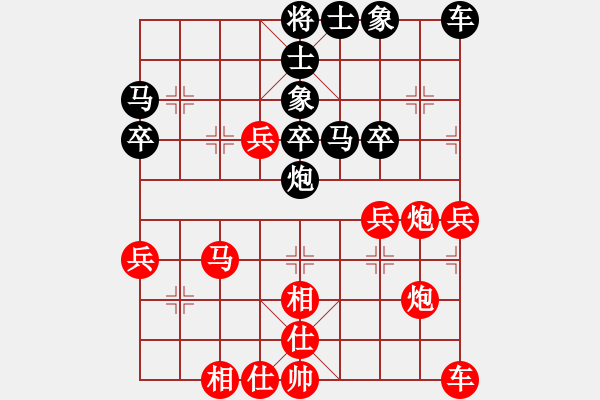 象棋棋譜圖片：344局 A14- 飛相對(duì)進(jìn)右馬-小蟲(chóng)引擎23層(2536) 先勝 徐庶(2100) - 步數(shù)：40 