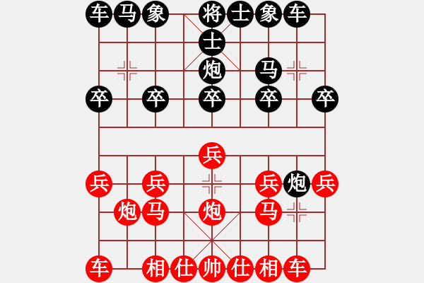 象棋棋譜圖片：劉江酒家(4級)-負-三個代表(初級) - 步數(shù)：10 