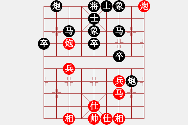 象棋棋譜圖片：劉江酒家(4級)-負-三個代表(初級) - 步數(shù)：40 