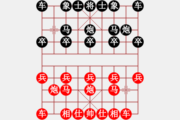 象棋棋譜圖片：開局定式040 小列手炮 - 步數(shù)：7 