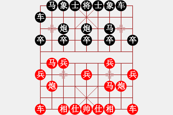 象棋棋譜圖片：happyshaoVS倚天高手(2016 6 28 星期二) - 步數(shù)：10 