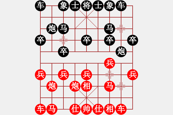 象棋棋谱图片：maihoapho(5段)-负-成功豹(5段) - 步数：10 