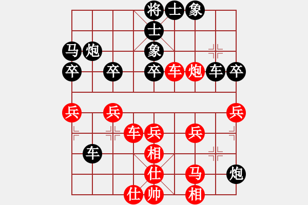 象棋棋譜圖片：2019.3.19.3好友十分鐘后勝張軍7-3仙人指路 - 步數(shù)：38 