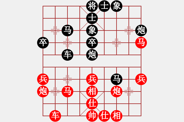 象棋棋譜圖片：zshs(3段)-負-森林臥虎(5段) - 步數(shù)：40 