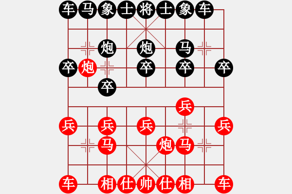 象棋棋譜圖片：云南省棋牌運動管理中心 豐文琪 勝 河南省全民健身中心 郭玥 - 步數：10 