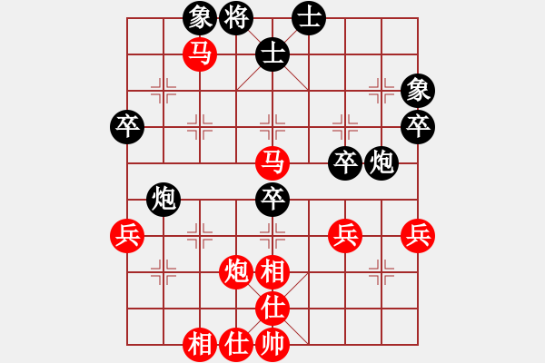 象棋棋譜圖片：2022.1.2.1中級場先勝飛相局對起右馬 - 步數：60 