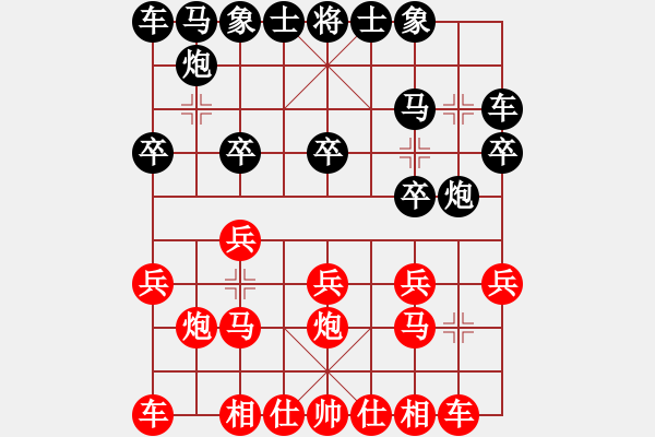 象棋棋譜圖片：阿里獨(dú)孤求敗[紅] -VS- bbboy002[黑] - 步數(shù)：10 