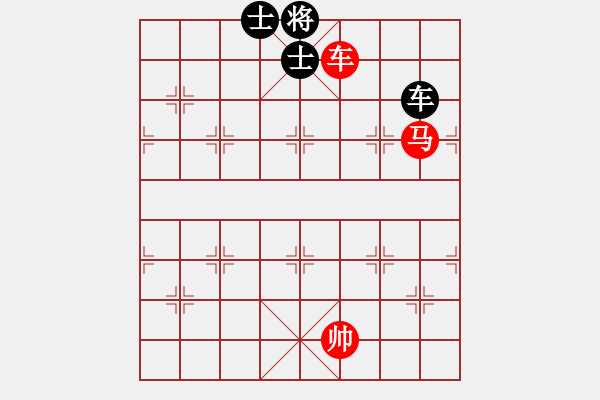 象棋棋譜圖片：車馬無(wú)士象例和車雙士 - 步數(shù)：10 