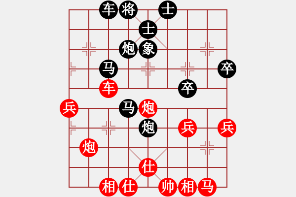 象棋棋譜圖片：華宇杯象棋比賽 叢柏林負(fù)馬冀光 - 步數(shù)：40 