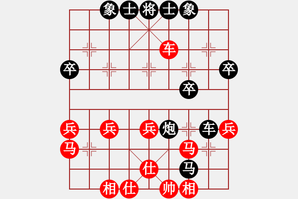 象棋棋譜圖片：云南省棋牌運動管理中心隊 姜瑀 負(fù) 山東省棋牌運動管理中心隊 李越川 - 步數(shù)：40 