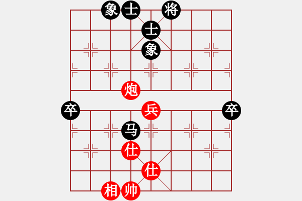 象棋棋谱图片：盖聂与卫庄(9星)-和-电工机械(天罡) - 步数：110 