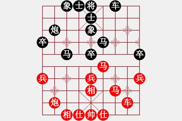 象棋棋谱图片：盖聂与卫庄(9星)-和-电工机械(天罡) - 步数：50 