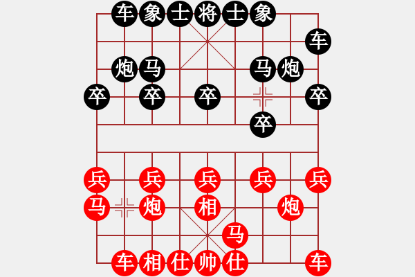 象棋棋譜圖片：雨夜星星 先勝 春天來了 - 步數(shù)：10 