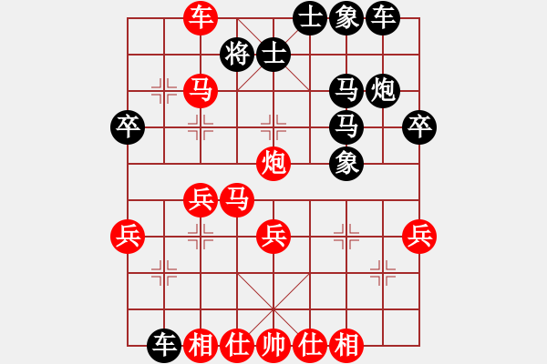 象棋棋譜圖片：祝德欽 先勝 王愛(ài)頂 2019.6.16！！ - 步數(shù)：40 