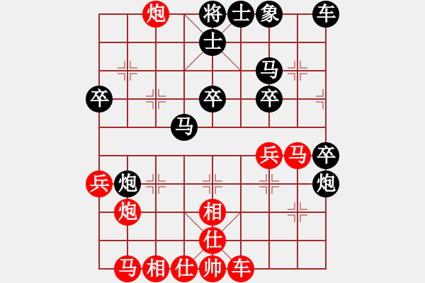 象棋棋譜圖片：2006年迪瀾杯弈天聯(lián)賽第三輪：微積分(1段)-勝-長車馳騁(2段) - 步數(shù)：30 