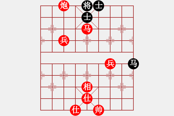 象棋棋譜圖片：金鉤炮先勝綠色磐石：逼車換炮再送車 捉雙兌車殘棋細(xì) - 步數(shù)：90 