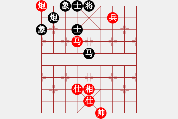 象棋棋譜圖片：X先和M - 步數(shù)：110 