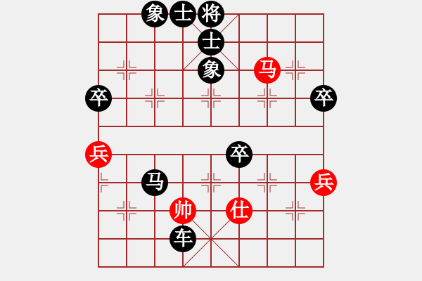 象棋棋譜圖片：過宮炮 后手中炮應(yīng)對(duì) 第一局 太陽 - 步數(shù)：116 