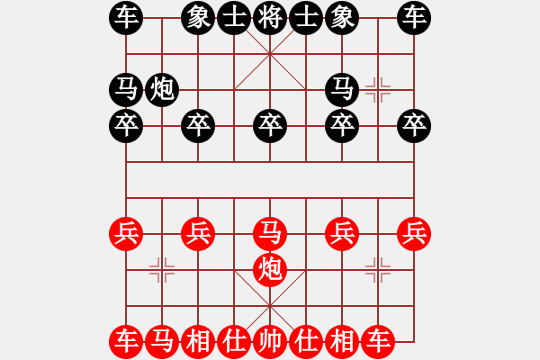 象棋棋譜圖片：濰坊衛(wèi)校[紅] -VS- zyhy008[黑] - 步數(shù)：10 