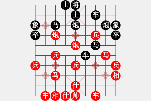 象棋棋譜圖片：東北稱雄(6段)-勝-sundwm(3段) - 步數(shù)：30 