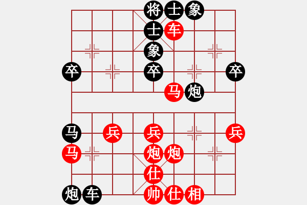 象棋棋譜圖片：被逼上華山(9段)-負(fù)-勁豹(月將) - 步數(shù)：40 