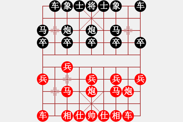 象棋棋谱图片：吕建陆 先和 边小强 - 步数：10 