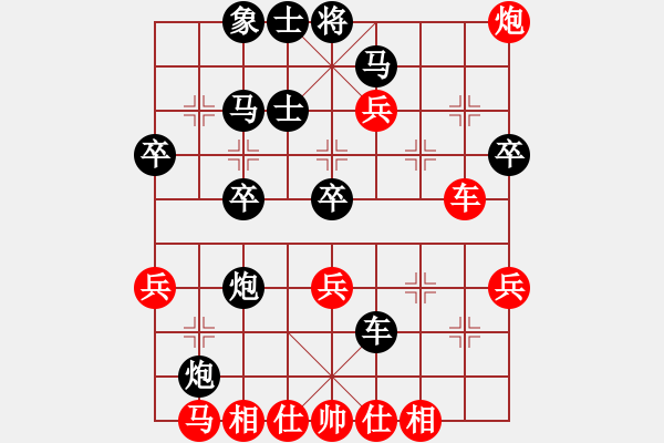 象棋棋譜圖片：棄子大師(4段)-負(fù)-大兵小兵(9段) - 步數(shù)：40 