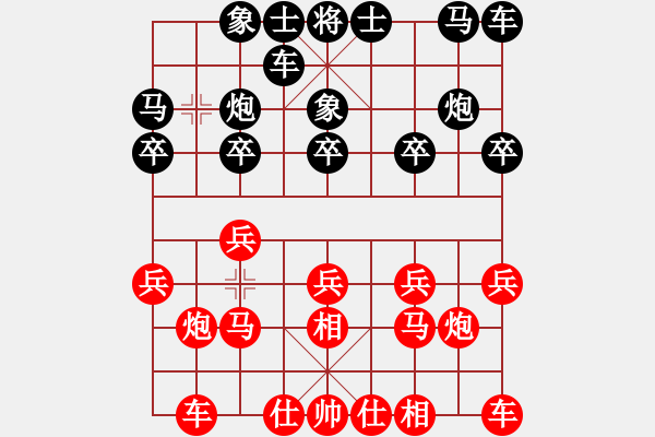 象棋棋譜圖片：初學(xué)者之一(5段)-負(fù)-wdsxac(6段) - 步數(shù)：10 