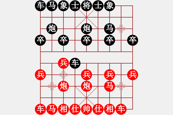 象棋棋譜圖片：徽商行天下[2532350175] -VS- 橫才俊儒[292832991] - 步數(shù)：10 