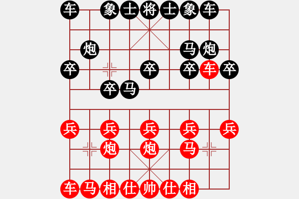 象棋棋譜圖片：同花順先負(fù)... - 步數(shù)：10 