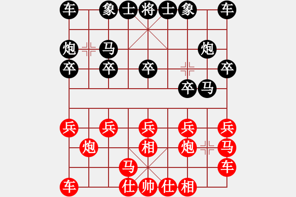 象棋棋譜圖片：象棋愛好者 VS 云棋士 - 步數(shù)：10 