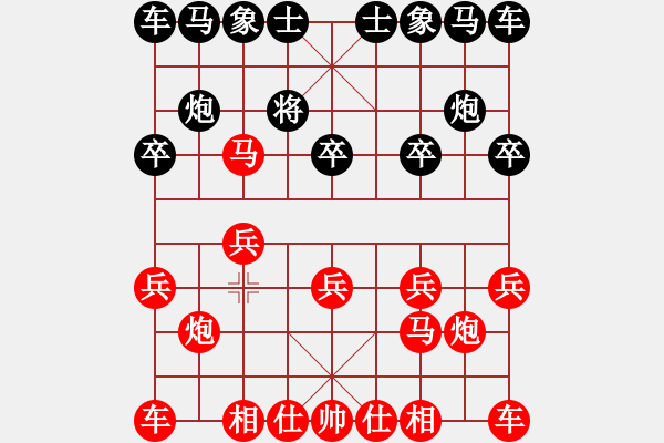 象棋棋譜圖片：做以待壁 - 步數(shù)：10 