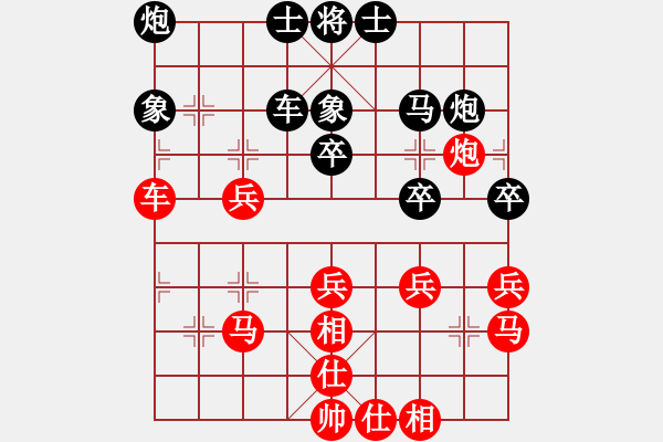 象棋棋譜圖片：城門之見(jiàn)(7級(jí))-和-bbboy002(5級(jí)) - 步數(shù)：30 