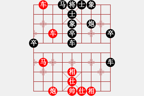 象棋棋譜圖片：因為所以[1245437518] -VS- 異彩繽紛[1664705656] - 步數(shù)：60 